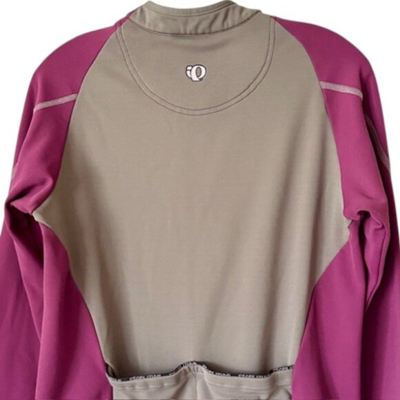 Pearl Izumi Fleece-Lined Full-Zip Cycling Jacket - Plum/Gray - XL - Picture 5 of 10
